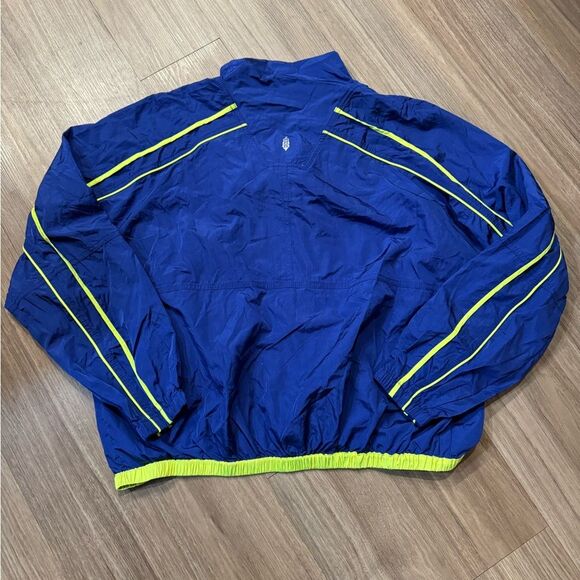 NWOT Free People Movement Varsity Blues Jacket | XLarge | Sapphire & Neon Green‎ - Picture 5 of 8